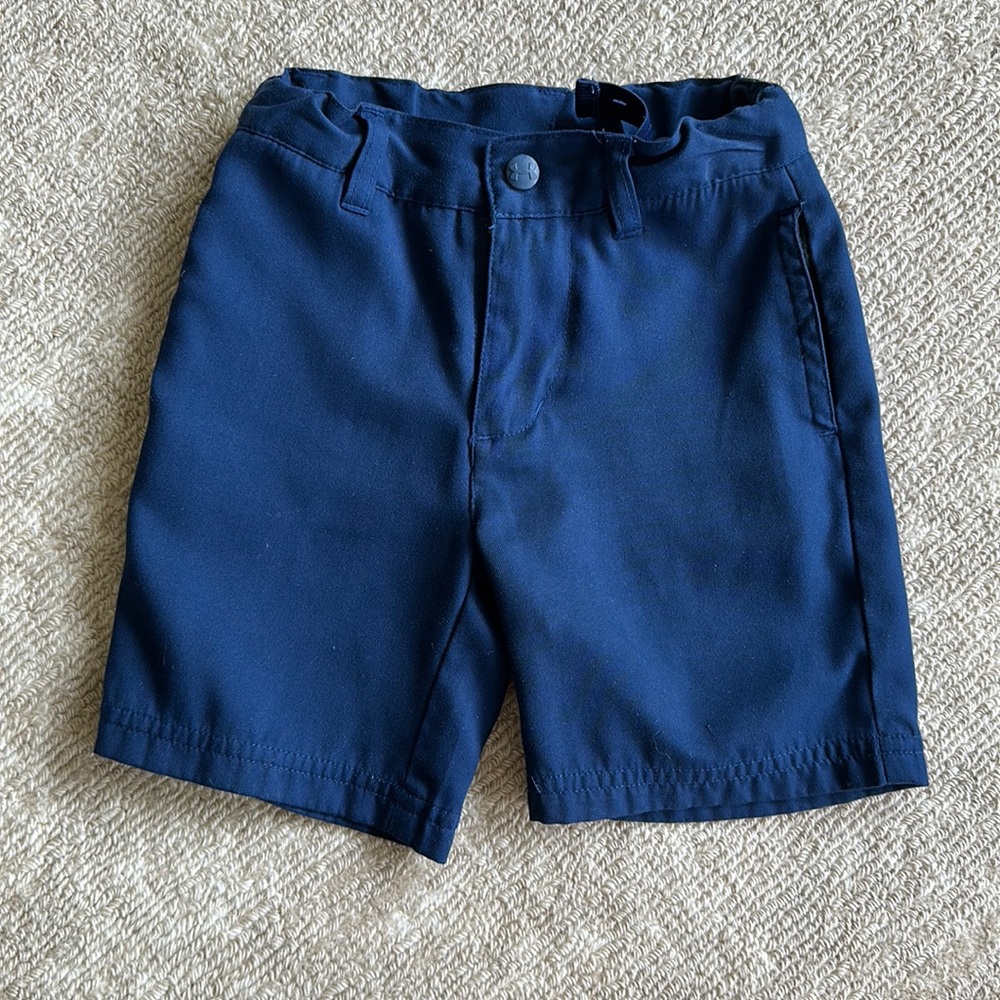 Excellent Condition Under Armour 2T Navy Shorts